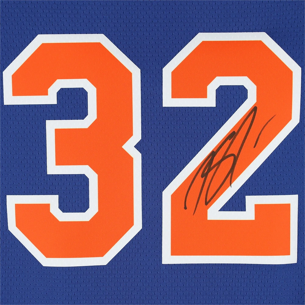 Karl-Anthony Towns New York Knicks Autographed Nike Blue Icon Edition Swingman Jersey