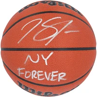 Karl-Anthony Towns New York Knicks Autographed Wilson Authentic Series Indoor/Outdoor Basketball with "NY Forever" Inscription