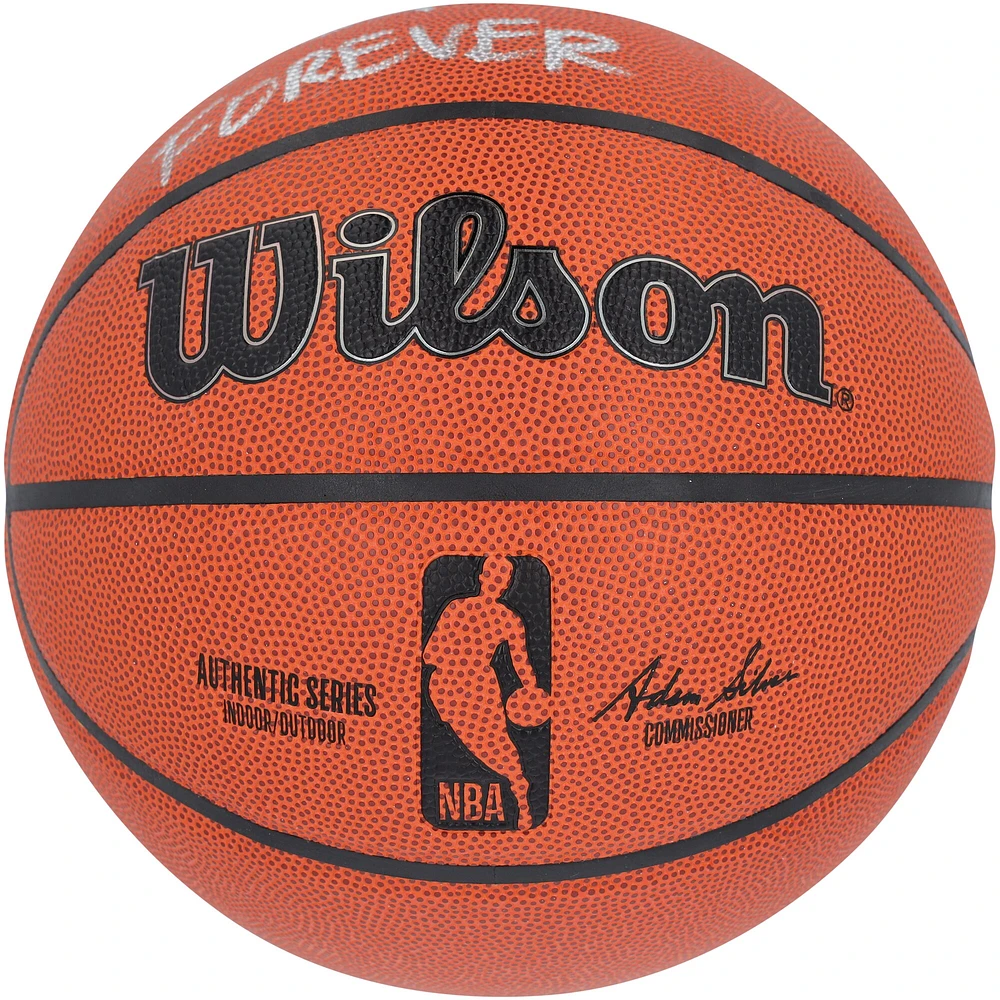 Karl-Anthony Towns New York Knicks Autographed Wilson Authentic Series Indoor/Outdoor Basketball with "NY Forever" Inscription