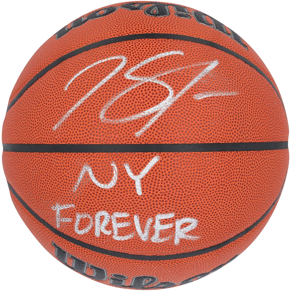 Karl-Anthony Towns New York Knicks Autographed Wilson Authentic Series Indoor/Outdoor Basketball with "NY Forever" Inscription