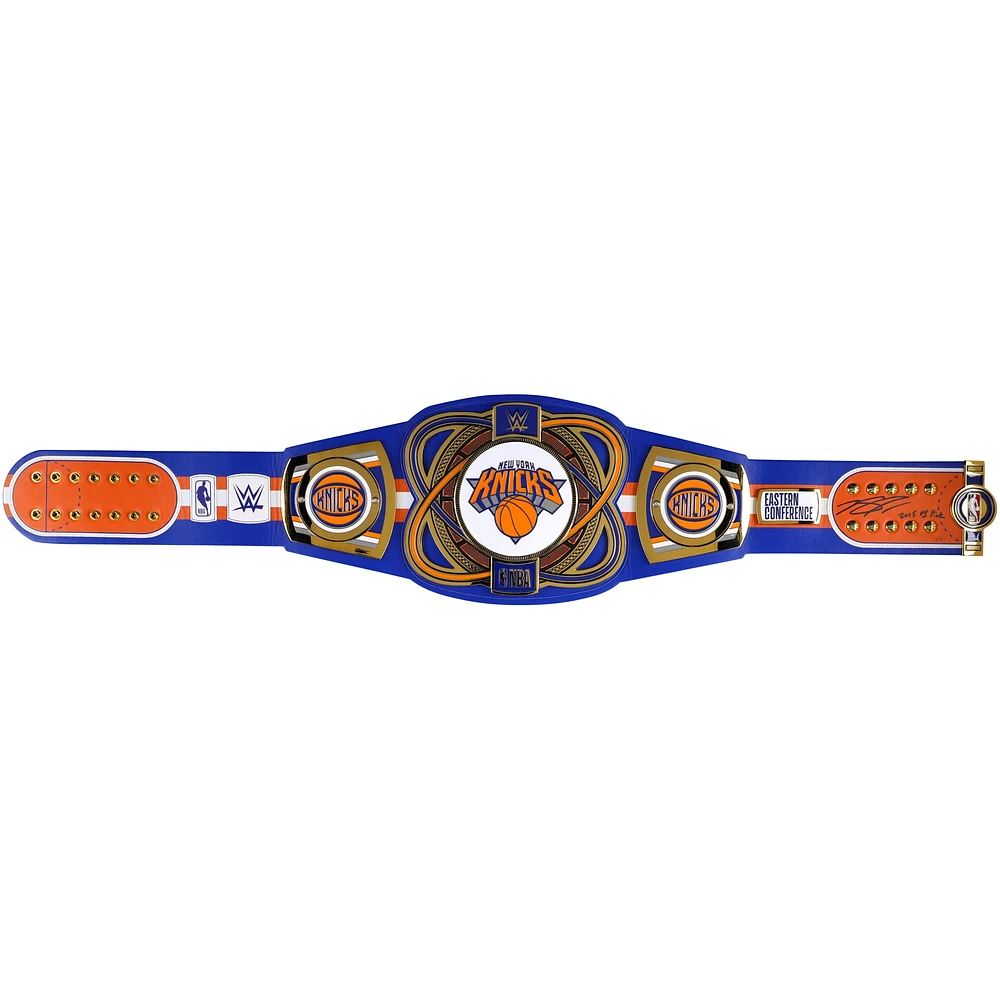 Karl-Anthony Towns New York Knicks Autographed WWE Legacy Title Belt with "2015 #1 Pick" Inscription - Limited Edition #1/5