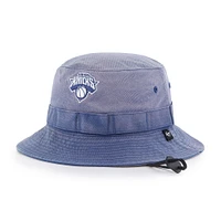 Men's '47  Blue New York Knicks Buxton Garment Washed Bucket Hat