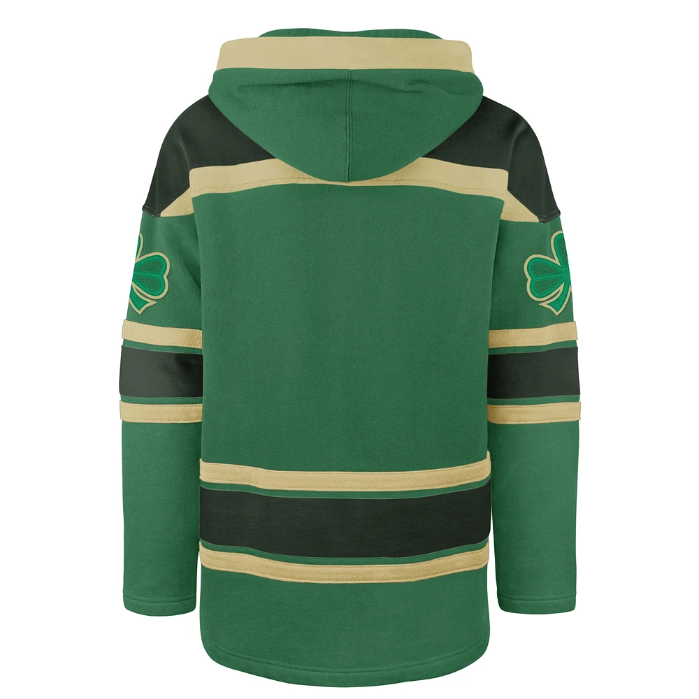 Sweat à capuche lacets McLucky Superior '47 Kelly Green New York Knicks pour homme