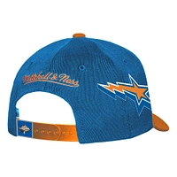 Casquette ajustable Pro Crown AS2K Stars des New York Knicks bleu/orange Mitchell & Ness pour homme