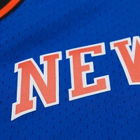 Maillot Swingman Mitchell & Ness Carmelo Anthony bleu des New York Knicks 11 pour homme