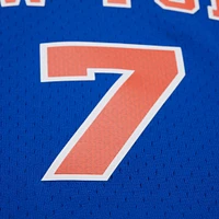 Maillot Swingman Mitchell & Ness Carmelo Anthony bleu des New York Knicks 11 pour homme
