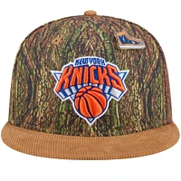 Men's New Era  Camo New York Knicks Victory Grove Forest Sneaker Pin 9FIFTY Snapback Hat