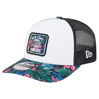 Men's New Era  White New York Knicks Floral 9SEVENTY Adjustable Hat