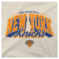 Sweat à capuche surdimensionné pour homme Stadium Essentials crème New York Knicks Your Way