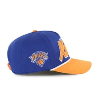 Men's '47 Blue/Orange New York Knicks Dropshadow Rope Hitch Adjustable Hat