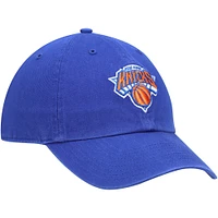 Men's '47 Blue New York Knicks Logo Clean Up Adjustable Hat