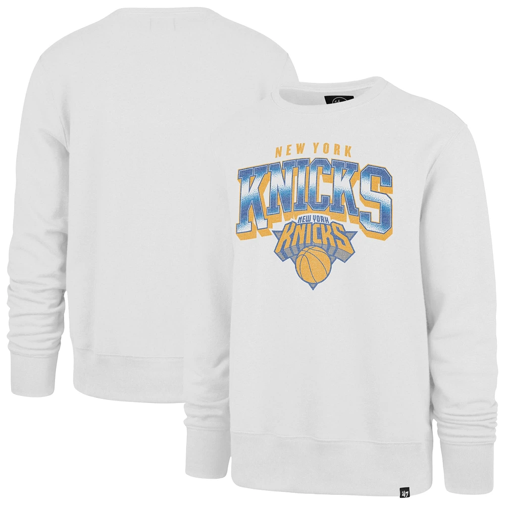 Sweat-shirt à enfiler Spotlight Headline New York Knicks '47 Cream Big & Tall pour homme