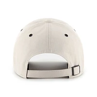 Men's '47 Cream New York Knicks Lunar Clean Up Adjustable Hat