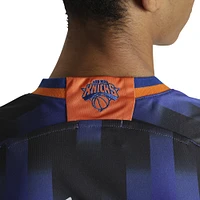 Men's Authmade x NBA Blue New York Knicks Soccer Kit Fashion Jersey