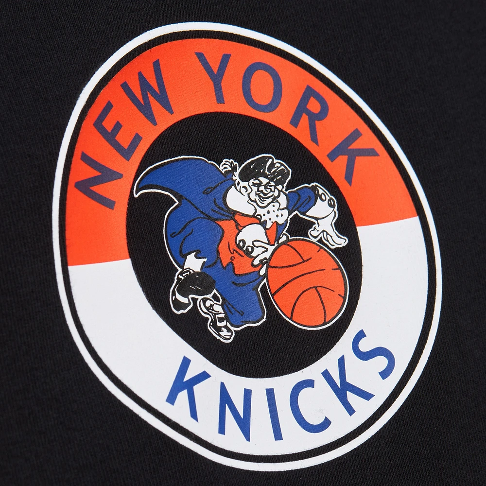 T-shirt noir de qualité supérieure pour homme la collection Black Out des New York Knicks