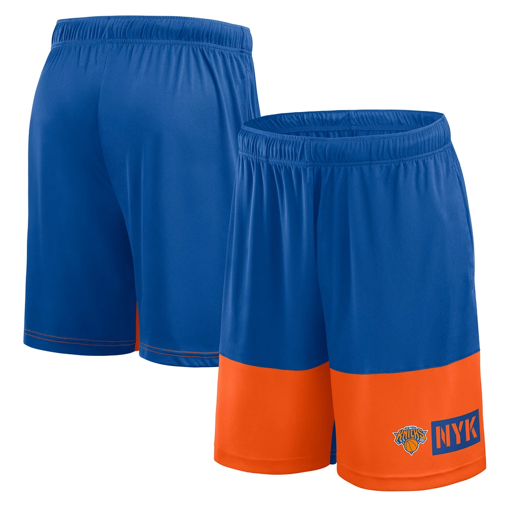 Short bleu pour homme des New York Knicks, le meilleur meilleurs