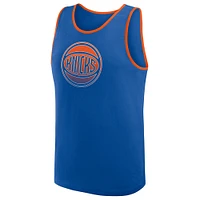 Débardeur bleu pour homme New York Knicks Unmatched Success