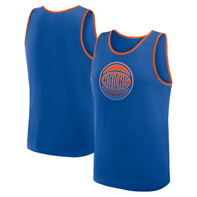 Débardeur bleu pour homme New York Knicks Unmatched Success