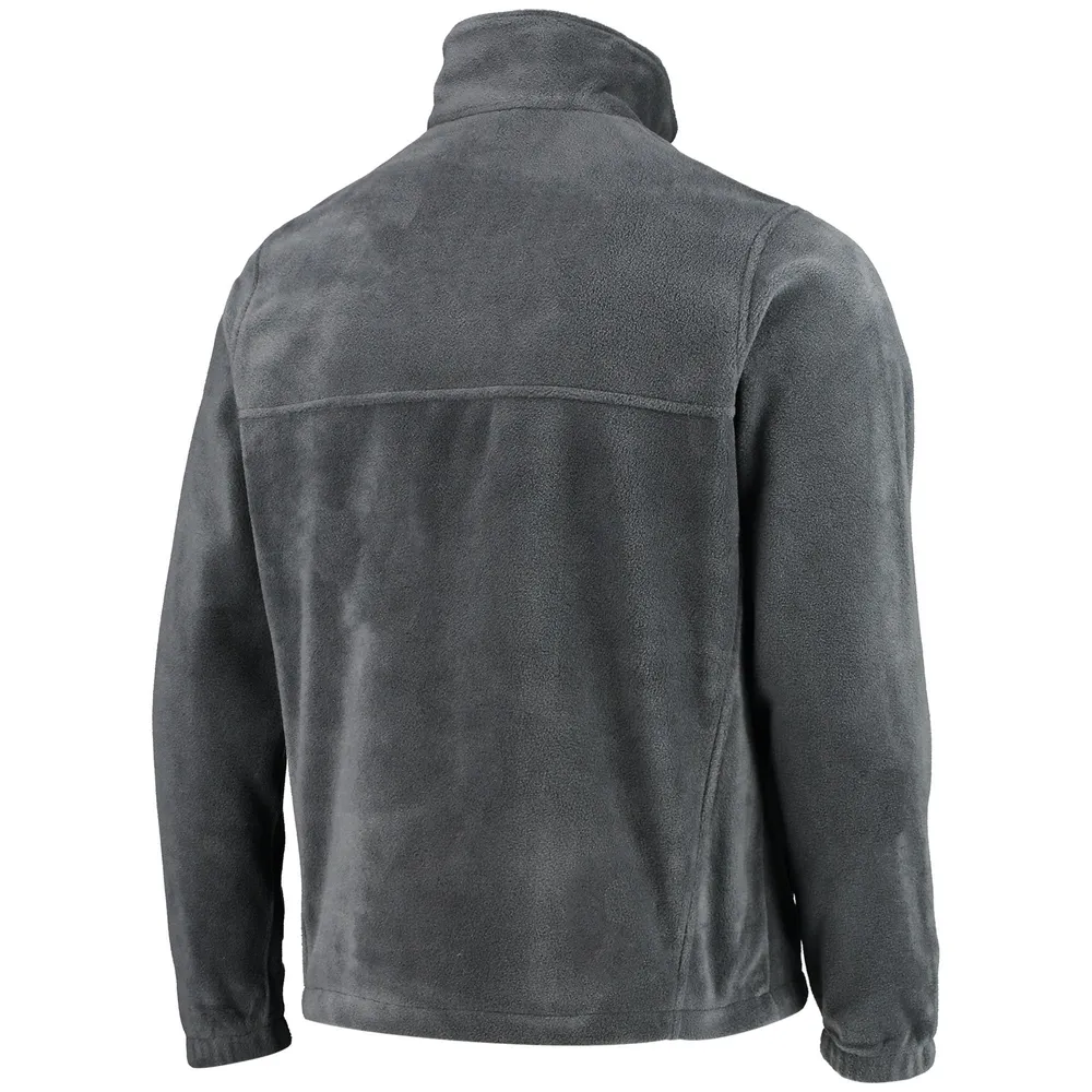 Veste Columbia New York Knicks pour homme Heathered Charcoal Flanker entièrement zippée