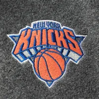 Veste Columbia New York Knicks pour homme Heathered Charcoal Flanker entièrement zippée