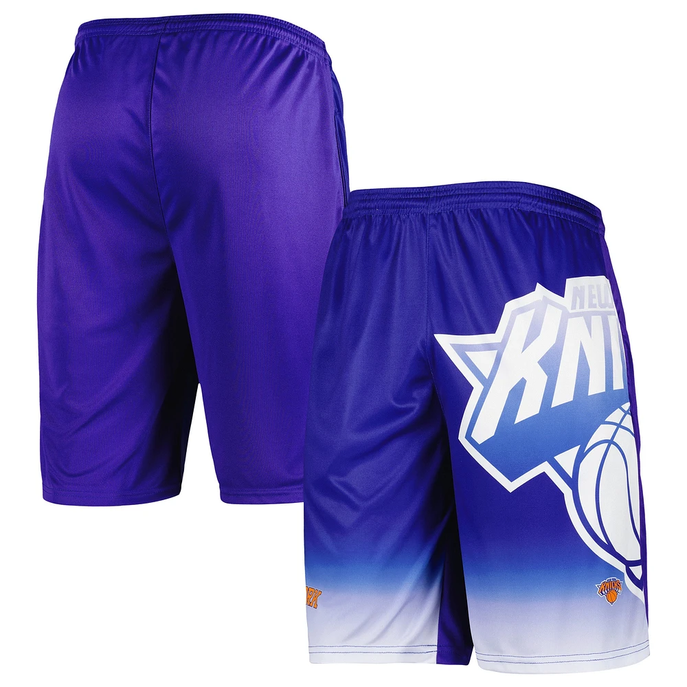 Short graphique Fanatics bleu New York Knicks pour hommes