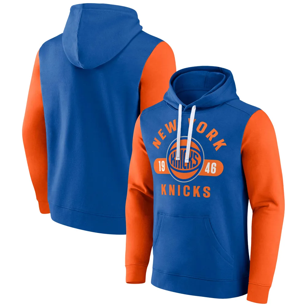 New York Knicks Pro Standard Chenille Pullover Hoodie - Blue