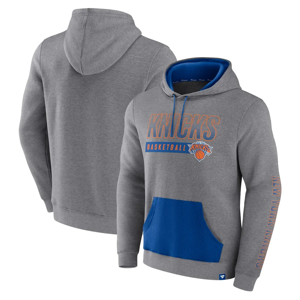 Men's New York Knicks Fanatics Branded Orange Big & Tall Primary Team Logo  Pullover Hoodie
