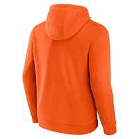 Men's Fanatics  Orange New York Knicks Primary Logo Pullover Hoodie