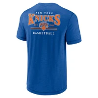 Men's Fanatics  Royal New York Knicks Slub Team T-Shirt