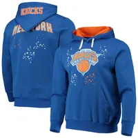 New York Mets Mitchell & Ness Head Coach Pullover Hoodie - Royal