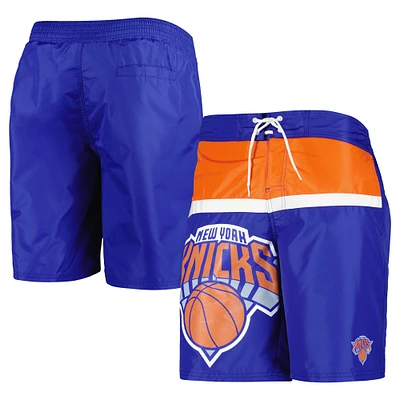 Men's G-III Sports by Carl Banks Blue New York Knicks Sea Wind Swim Trunks