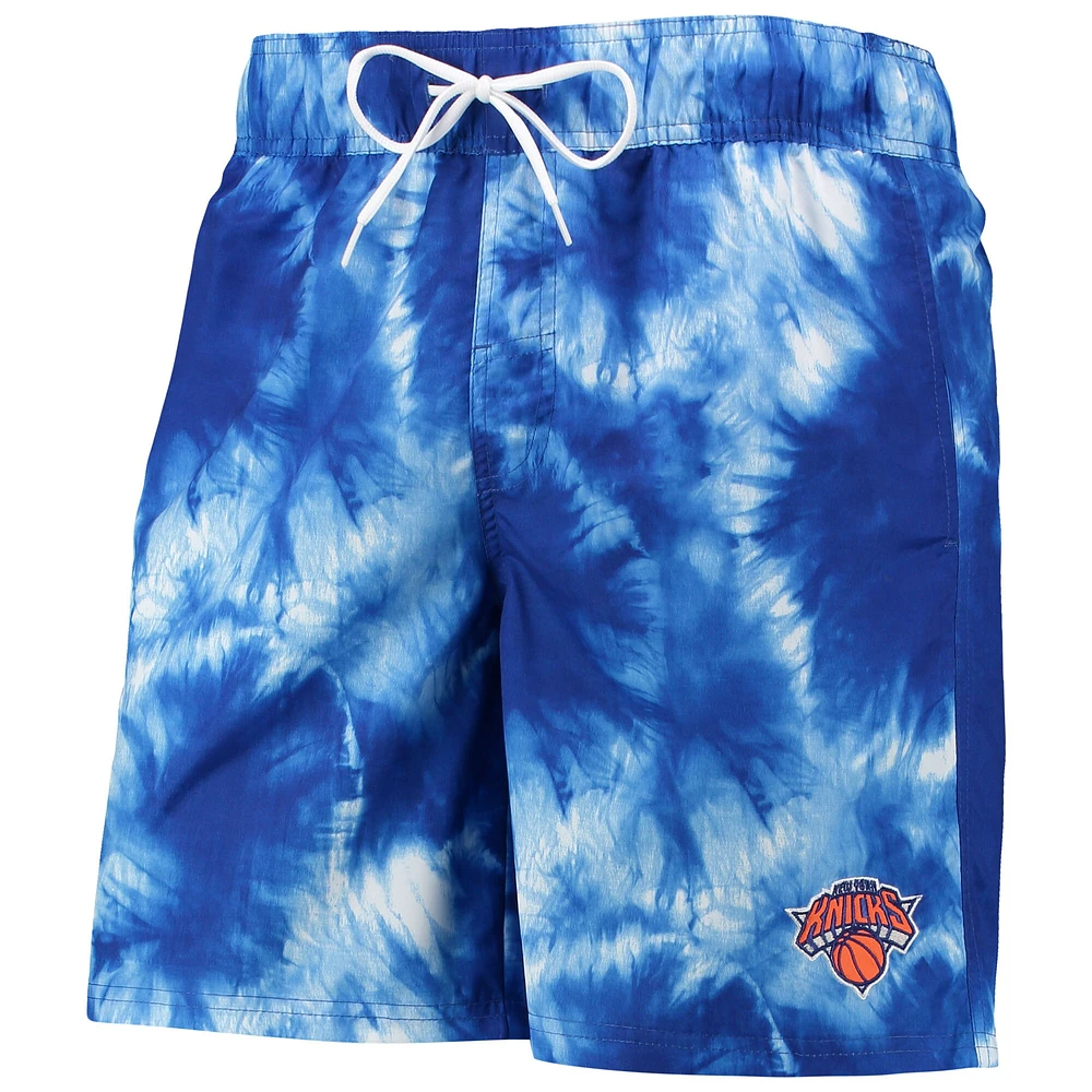 Short de bain New York Knicks Splash Volley G-III Sports by Carl Banks pour homme, bleu