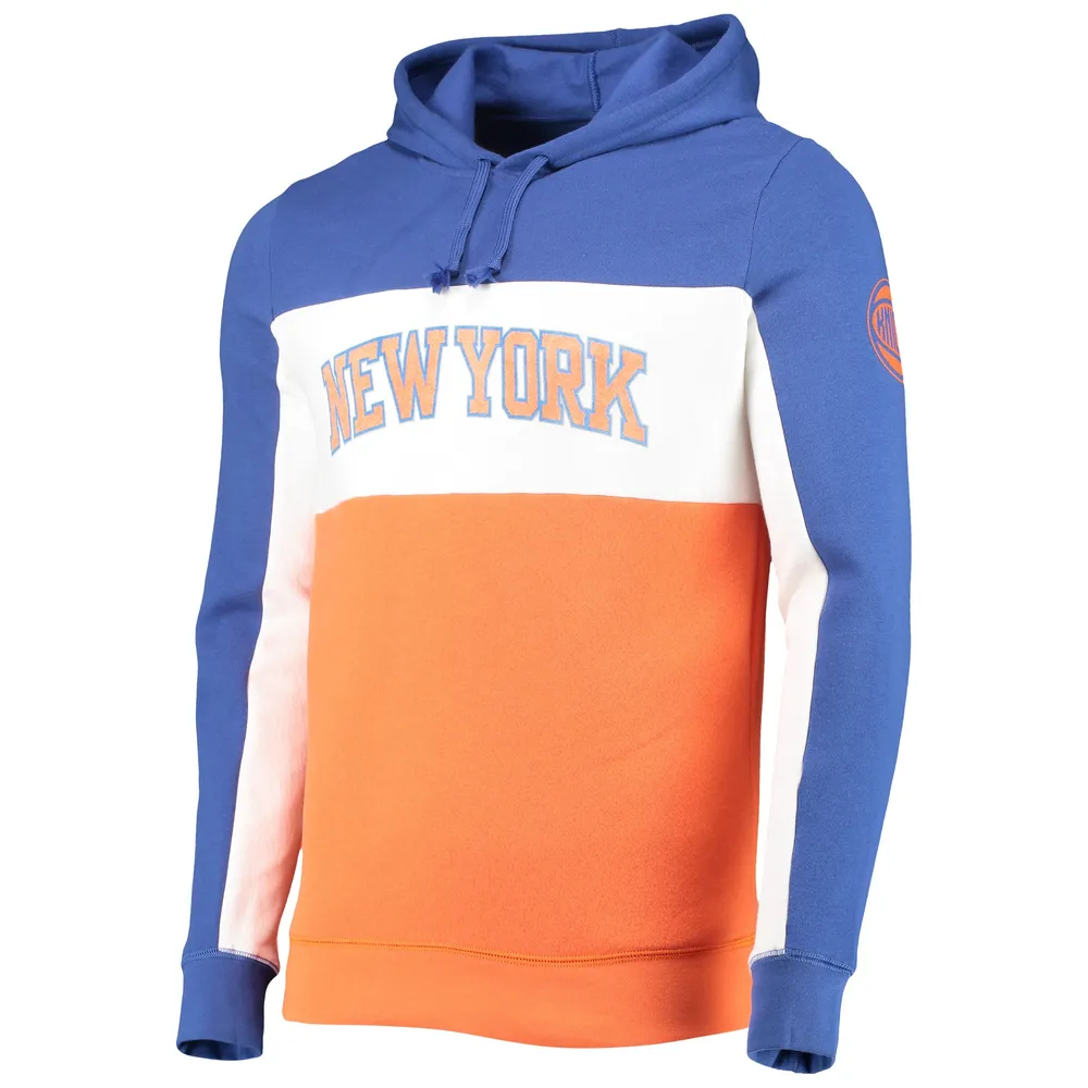 New York Knicks Pro Standard Chenille Pullover Hoodie - Blue