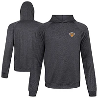 Sweat à capuche Challenger noir Levelwear pour homme des New York Knicks