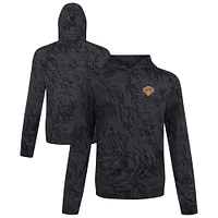 Men's Levelwear Black New York Knicks Platform Pullover Hoodie