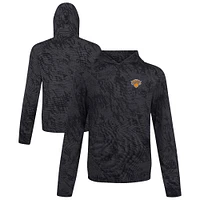 Men's Levelwear Black New York Knicks Platform Pullover Hoodie