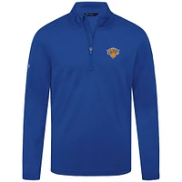 Haut à fermeture éclair quart de tour Heron pour homme Levelwear Royal New York Knicks