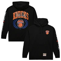 Men's Mitchell & Ness Black New York Knicks NBA x Michelob Ultra Swish Sip Pullover Hoodie