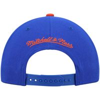 Men's Mitchell & Ness Blue/Orange New York Knicks Hardwood Classics Team Two-Tone 2.0 Snapback Hat