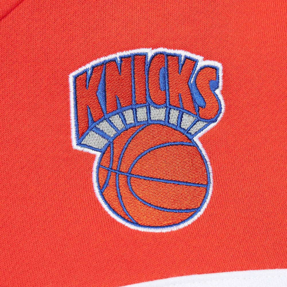 Sweat à capuche bleu Mitchell & Ness New York Knicks Big Tall Hardwood Classics Head Coach pour hommes