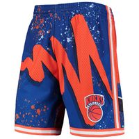 Men's Mitchell & Ness Blue New York Knicks Hardwood Classics 1991 Hyper Hoops Swingman Shorts