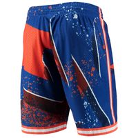 Men's Mitchell & Ness Blue New York Knicks Hardwood Classics 1991 Hyper Hoops Swingman Shorts