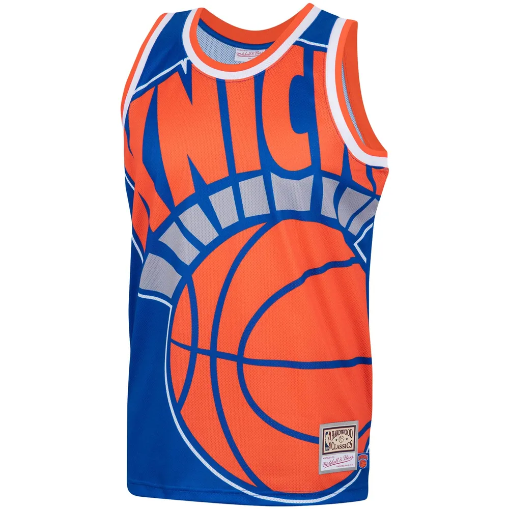 Men's Mitchell & Ness Blue/Orange New York Knicks Hardwood