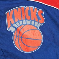 Veste coupe-vent entièrement zippée blanche pour homme Mitchell & Ness New York Knicks Hardwood Classics Big Shot Premium