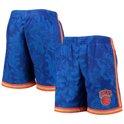 Lids New York Knicks Mitchell & Ness Big Tall Hardwood Classics Jumbotron  Shorts - Blue