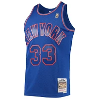 Men's Mitchell & Ness Patrick Ewing Blue New York Knicks 1996/97 Hardwood Classics Swingman Jersey