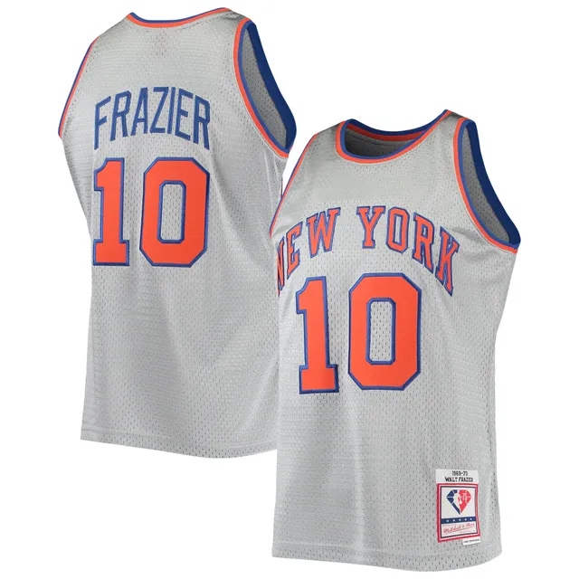 Walt Frazier New York Knicks Mitchell & Ness Youth 1969-70 Hardwood  Classics Swingman Jersey - White