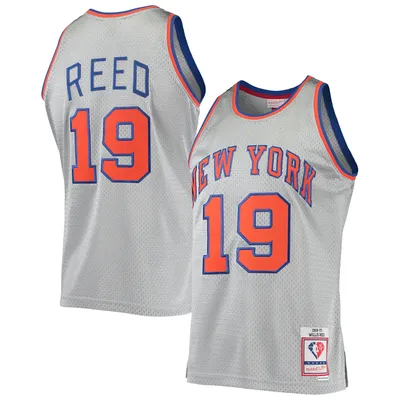 Lids Patrick Ewing New York Knicks Mitchell & Ness 1991/92 Hardwood Classics  Fadeaway Swingman Player Jersey - Orange/Royal