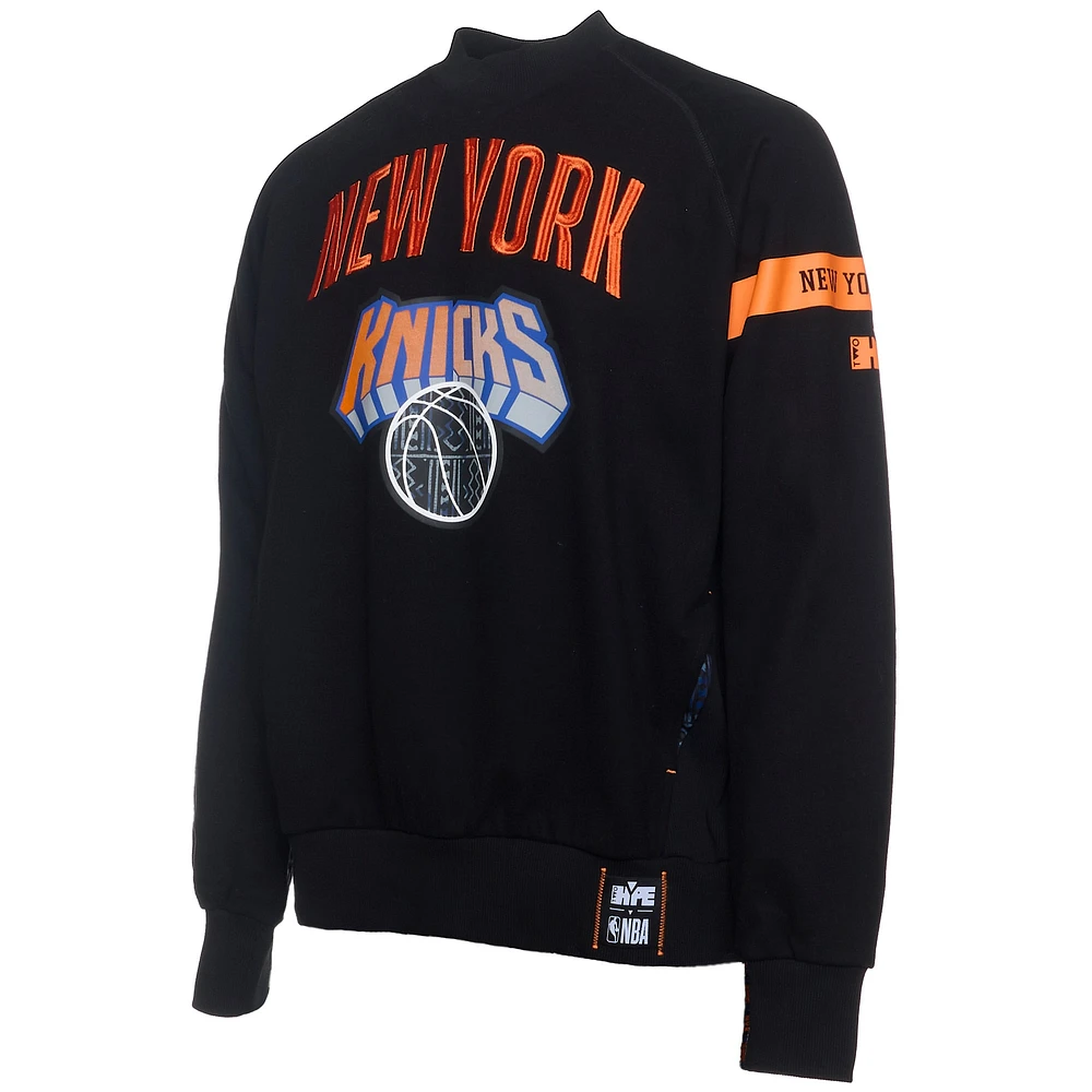 Sweat-shirt à capuche NBA x Two Hype pour homme, collection Culture & Hoops, noir, Premium, New York Knicks