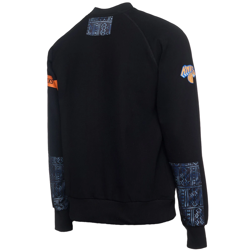 Sweat-shirt à capuche NBA x Two Hype pour homme, collection Culture & Hoops, noir, Premium, New York Knicks